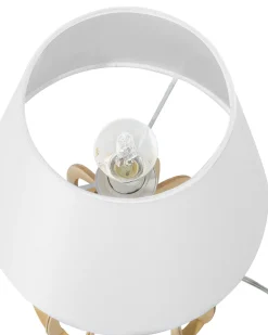 Outlet Beliani Poytavalaisin Valkoinen/Vaalea Puu Agueda