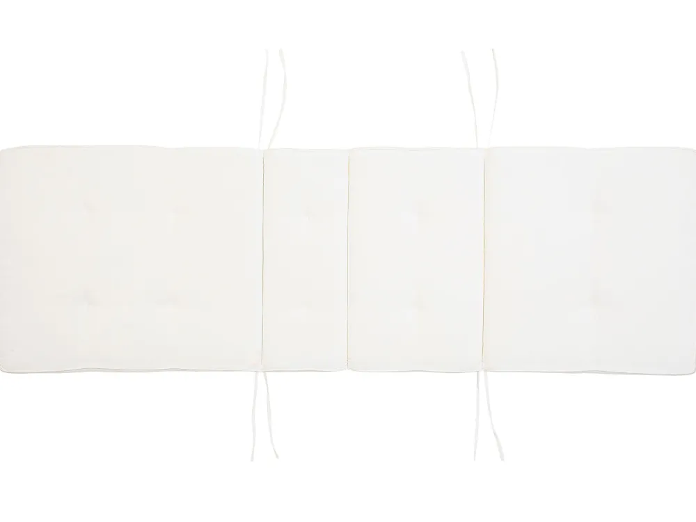 Ulkokalusteet<Beliani Puinen Aurinkotuoli Luonnonvalkoisella Pehmusteella Toscana