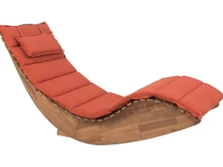 Store Beliani Punainen Lepotuolin Pehmustetyyny 180 X 60 Cm Brescia