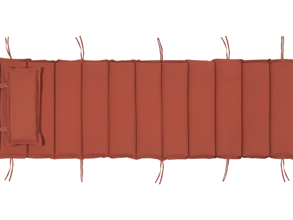 Store Beliani Punainen Lepotuolin Pehmustetyyny 180 X 60 Cm Brescia