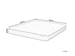Patjat<Beliani Pussijousitettu Patja Keskikova 180 X 200 Cm Dream