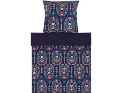 Lastenhuone<Beliani Pussilakanasetti Satiinipuuvilla Tummansininen 135 X 200 Cm Madrona