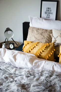 Tekstiilit<Beliani Pussilakanasetti Satiinipuuvillaa 240 X 220 Cm Valkoinen Avondale