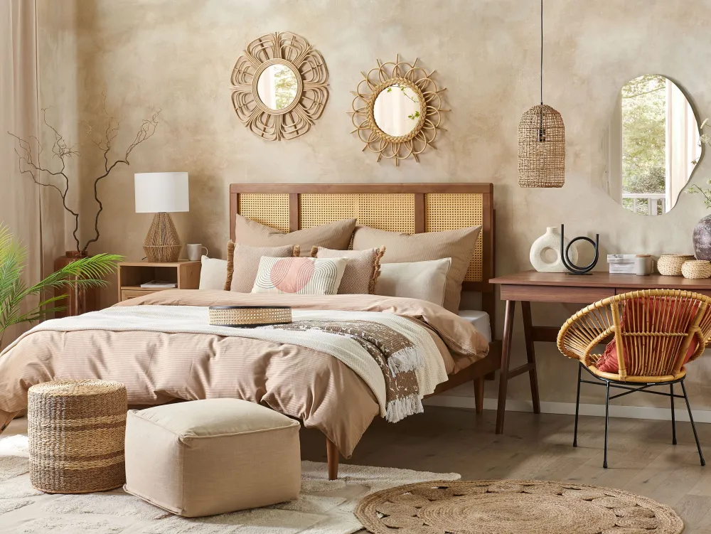 Cheap Beliani Pussilakanasetti Satiinipuuvillaa 220 X 240 Cm Beige Avondale