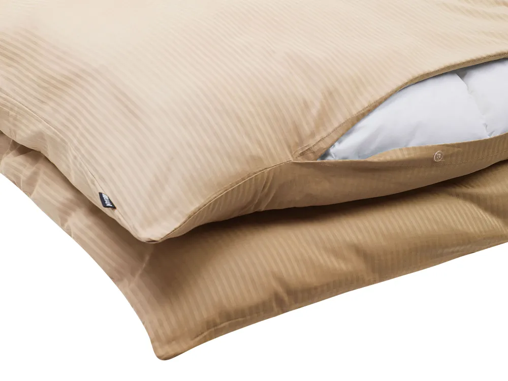 Cheap Beliani Pussilakanasetti Satiinipuuvillaa 220 X 240 Cm Beige Avondale