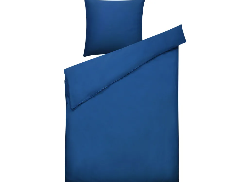 Lastenhuone<Beliani Pussilakanasetti Satiinipuuvillaa 135 X 200 Cm Sininen Harmonridge