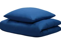 Lastenhuone<Beliani Pussilakanasetti Satiinipuuvillaa 135 X 200 Cm Sininen Harmonridge