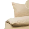 Best Beliani Pussilakanasetti Satiinipuuvillaa 135 X 200 Cm Beige Avondale