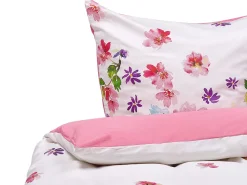 Tekstiilit<Beliani Pussilakanasetti Satiinipuuvilla Monivarinen 155 X 220 Cm Larynhill