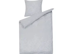 Tekstiilit<Beliani Pussilakanasetti Satiinipuuvilla Harmaa 135 X 200 Cm Morningside