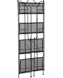 Outlet Beliani Puutarhahylly Musta Metalli Isernia