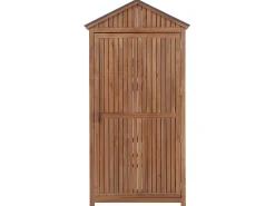 Hot Beliani Puutarhakaappi Akasiapuu Ruskea 100 X 200 Cm Savoca