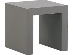 Ulkokalusteet<Beliani Puutarhakalustesetti 4 Hengelle Harmaa Betoniefektilla Pyorea Olbia/Taranto