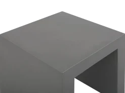 Ulkokalusteet<Beliani Puutarhakalustesetti 4 Hengelle Harmaa Betoniefektilla Pyorea Olbia/Taranto