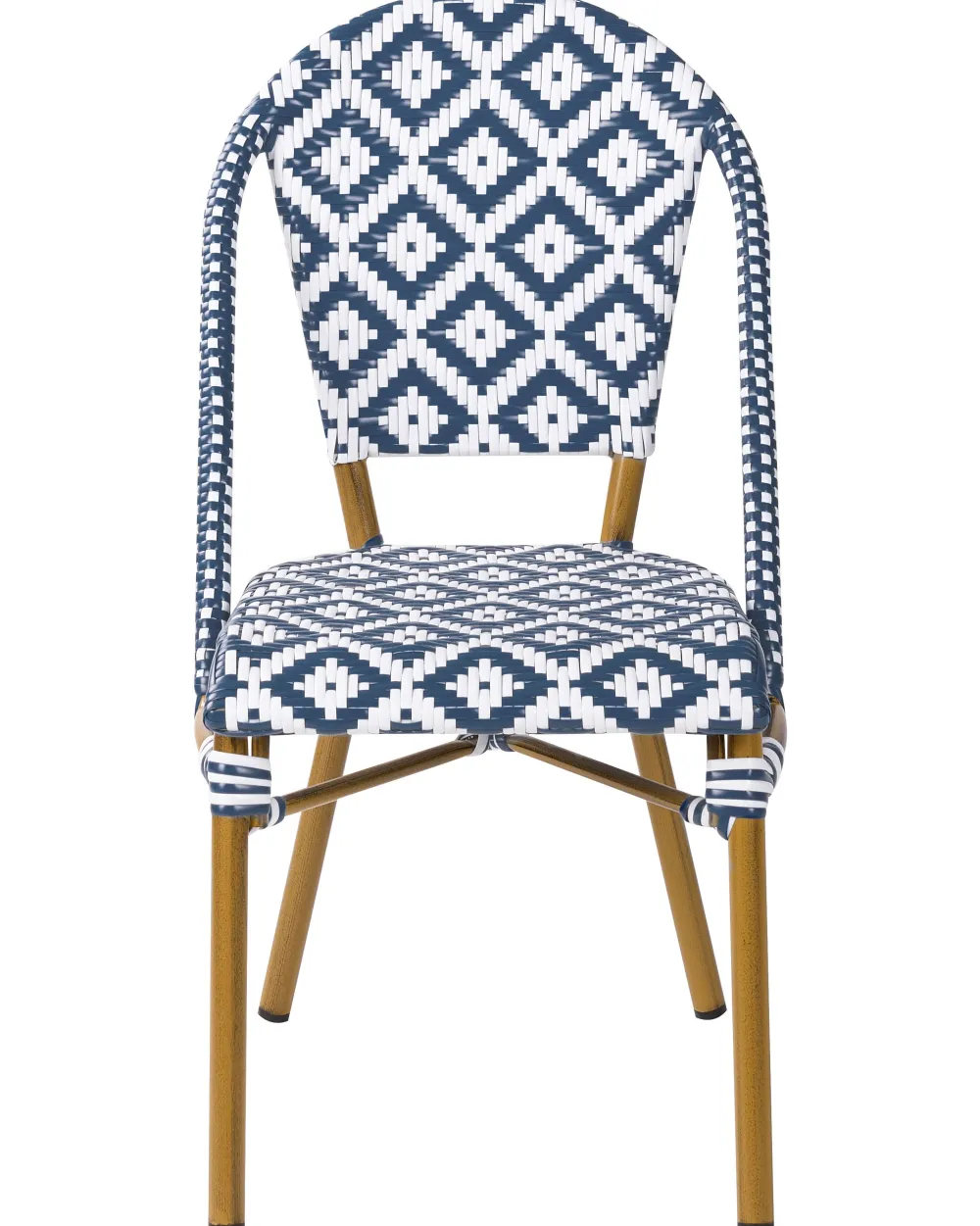 Clearance Beliani Puutarhakalustesetti 4-Istuttava Sinivalkoinen Rifreddo