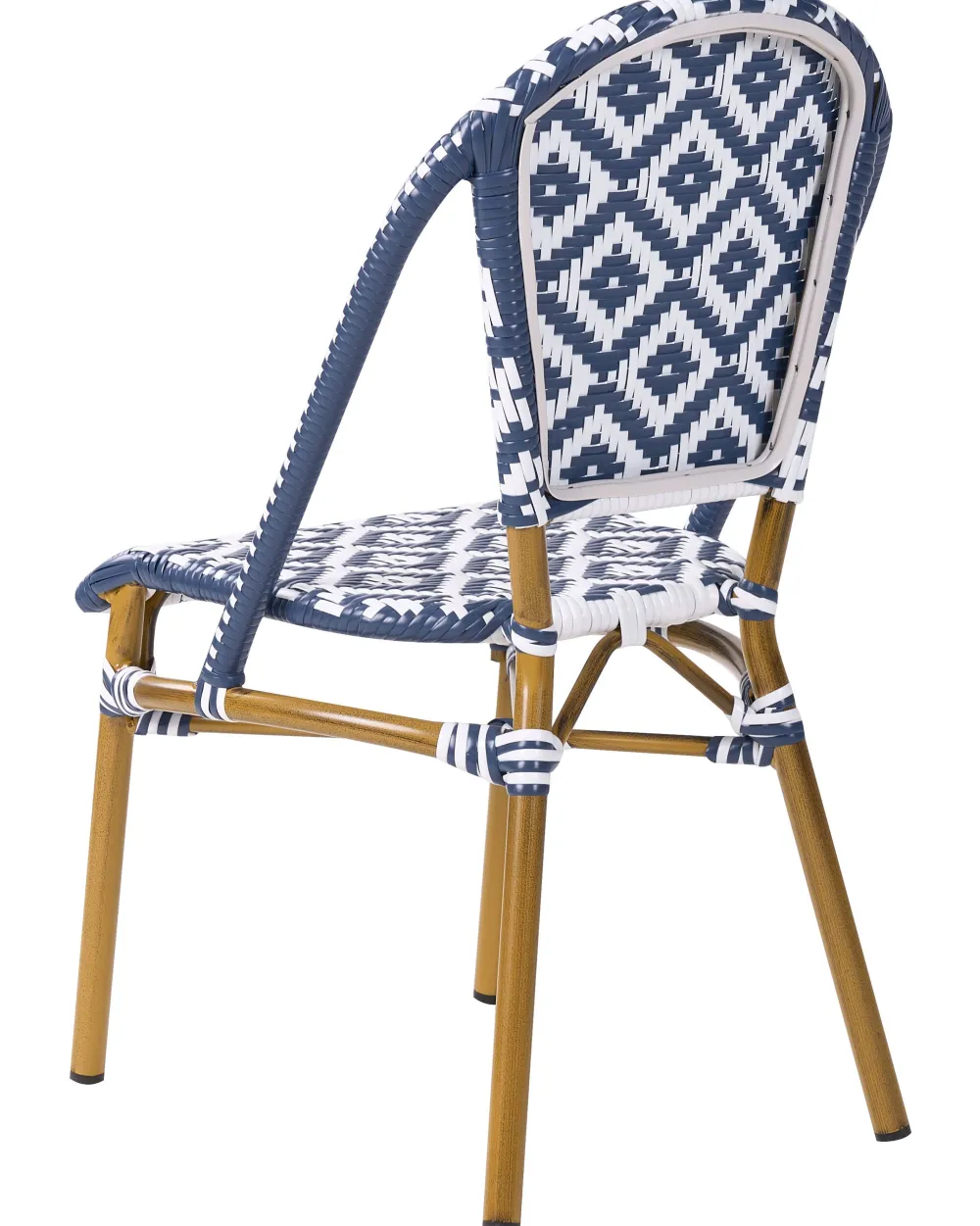 Clearance Beliani Puutarhakalustesetti 4-Istuttava Sinivalkoinen Rifreddo