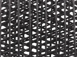 Online Beliani Puutarhakalustesetti 4-Istuttava 90 Cm Poydalla Musta/Harmaa Olbia