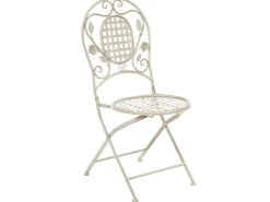 Ulkokalusteet<Beliani Puutarhakalustesetti Metallinen Luonnonvalkoinen Bivio