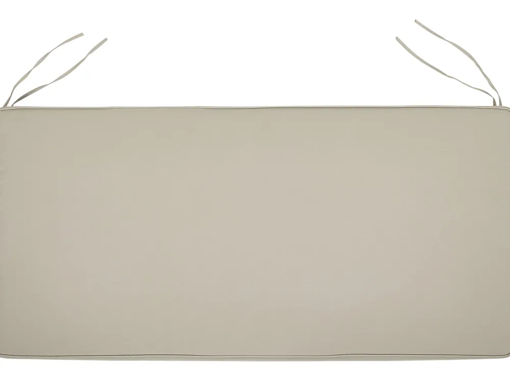 Discount Beliani Puutarhapenkin Istuintyyny Ruskeanharmaa 152 X 54 Cm Vivara