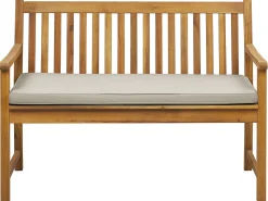 Hot Beliani Puutarhapenkki Sertifioitu Akaasia Vaalea Puu/Ruskeanharmaa 120 Cm Vivara