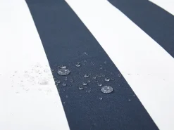 Fashion Beliani Puutarhapenkki Ymparistoa Saastavaa Akasia-Puuta 120 Cm Tummansinisella Pehmusteella Vivara