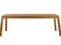 Outlet Beliani Puutarhapoyta Akaasia Vaalea Puu 210 X 90 Cm Livorno