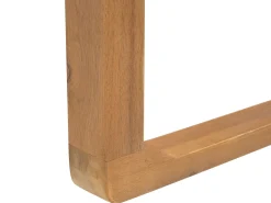 Pöydät<Beliani Puutarhapoyta Akaasia Vaalea Puu 180 X 90 Cm Sassari