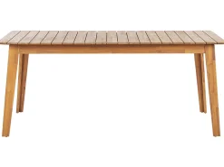 Discount Beliani Puutarhapoyta Akaasia Vaalea Puu 180 X 90 Cm Fornelli