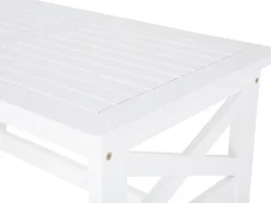 Ulkokalusteet<Beliani Puutarhapoyta Akaasia Valkoinen 100 X 55 Cm Baltic