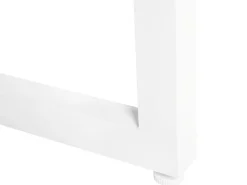 Pöydät<Beliani Puutarhapoyta Alumiini Harmaa/Valkoinen 210 X 90 Cm Bacoli