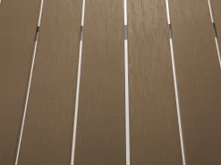 Cheap Beliani Puutarhapoyta Alumiini Vaalea Puu 180 X 90 Cm Vernio