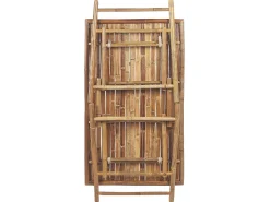 Ulkokalusteet<Beliani Puutarhapoyta Bambu Vaalea Puu 120 Cm Molise