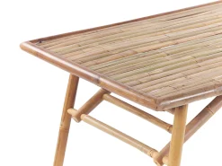 Ulkokalusteet<Beliani Puutarhapoyta Bambu Vaalea Puu 120 Cm Molise