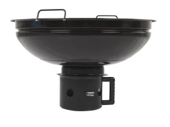 Clearance Beliani Puutarhapoyta Grillilla Alumiini Tummanruskea O 105 Cm Manfria