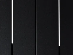 Pöydät<Beliani Puutarhapoyta Jatkettava Alumiini Musta 180/240 X 90 Cm Valcanetto