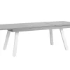 Pöydät<Beliani Puutarhapoyta Jatkettava Alumiini Harmaa 175/255 X 100 Cm Pereta