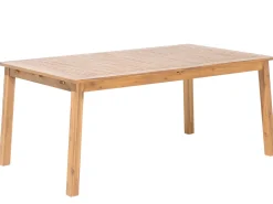 Ulkokalusteet<Beliani Puutarhapoyta Jatkettava Akaasia Vaalea Puu 180/240 X 100 Cm Cesana