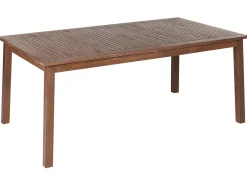 Cheap Beliani Puutarhapoyta Jatkettava Akaasia Tumma Puu 180/240 X 100 Cm Cesana