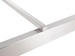 Cheap Beliani Puutarhapoyta 3-Osainen Graniittitaso Harmaa 180 X 90 Cm Grosseto