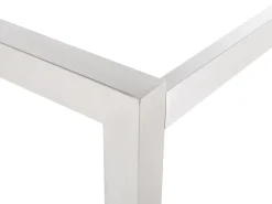 Pöydät<Beliani Puutarhapoyta 3-Osainen Graniittitaso Musta 180 X 90 Cm Grosseto