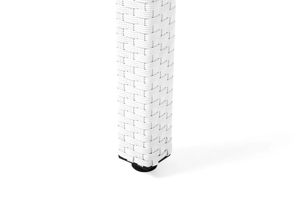 Ulkokalusteet<Beliani Puutarhapoyta Polyrottinki Valkoinen 220 Cm Italy