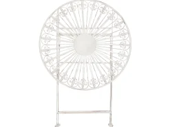 Ulkokalusteet<Beliani Puutarhapoyta Rauta Valkoinen 70 Cm Scafa