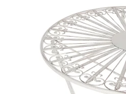 Ulkokalusteet<Beliani Puutarhapoyta Rauta Valkoinen 70 Cm Scafa