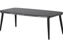 Ulkokalusteet<Beliani Puutarhapoytaryhma Harmaa/Musta Preveza