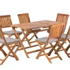 Ulkokalusteet<Beliani Puutarhapoytasetti Poyta Ja 6 Tuolia Cento