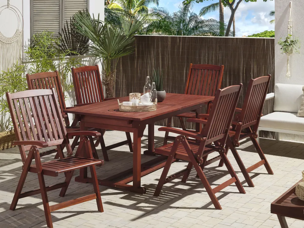 Sale Beliani Puutarharyhma 6 Tuolia Toscana