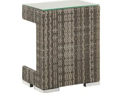 Ulkokalusteet<Beliani Puutarharyhma 6-Istuttava Harmaa Corte