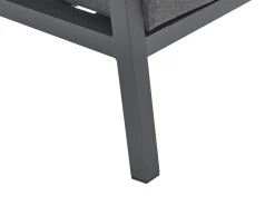 Ulkokalusteet<Beliani Puutarhasohvasetti 5-Istuttava Tummanharmaa Vizzini