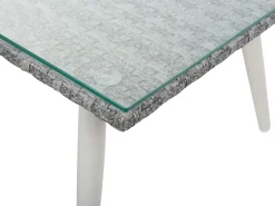 Ulkokalusteet<Beliani Puutarhasohvasetti Luonnonvalkoinen Ragusa