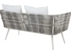 Ulkokalusteet<Beliani Puutarhasohvasetti Luonnonvalkoinen Ragusa